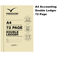 72 pages A4 Accounting Books Ledger